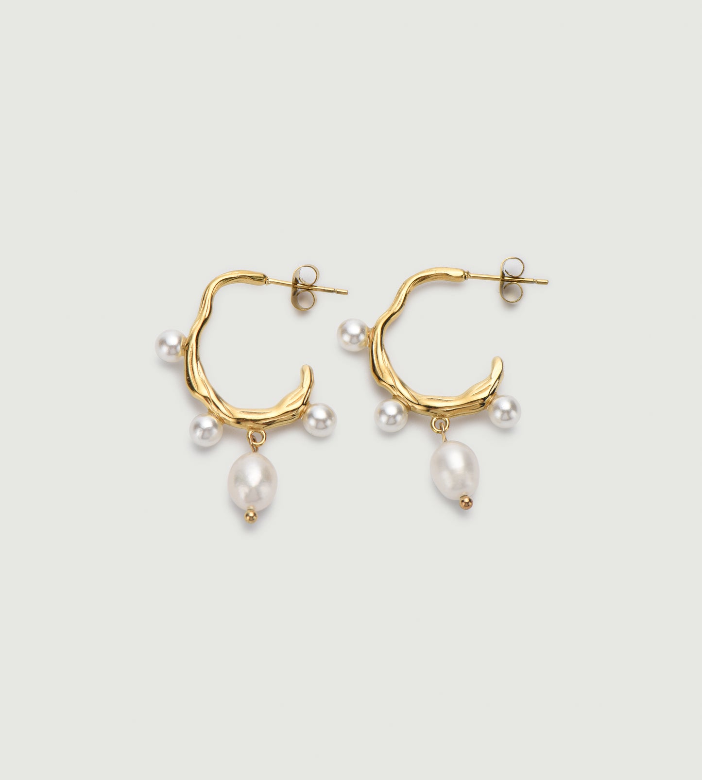 Natural Pearl Branch Earring