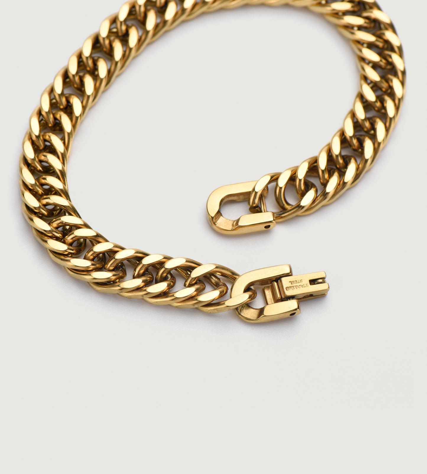 Minimalist Stainless Steel Cuban Chain Bracelet