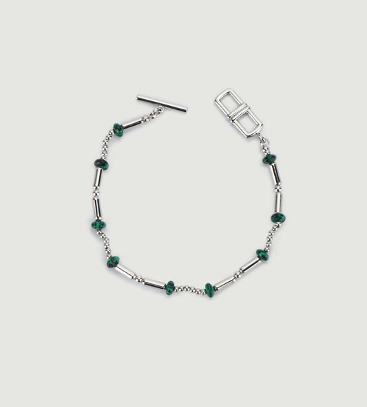 Colored Malachite Bar Bracelet