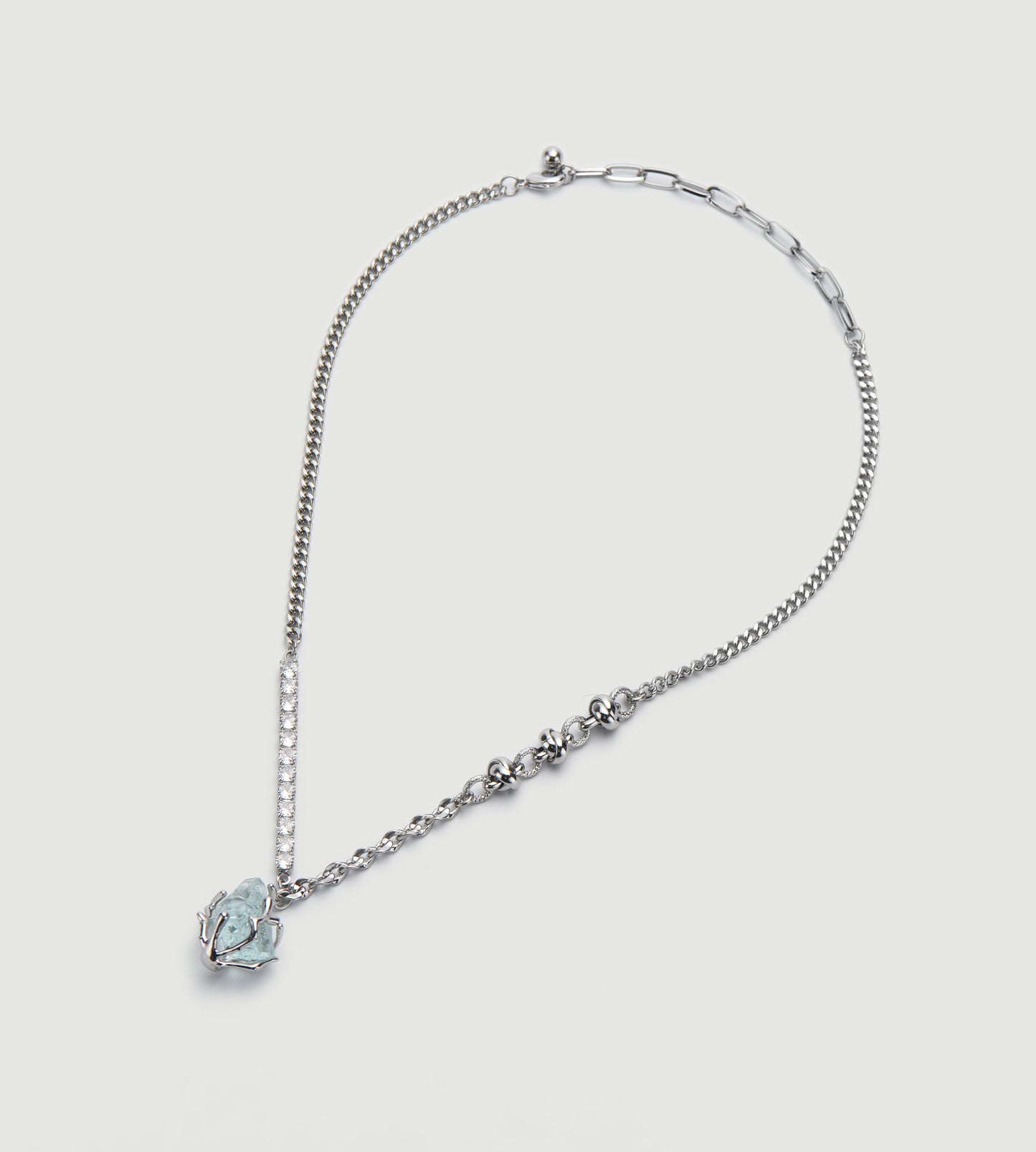 Crystal Stone Clavicle Necklace